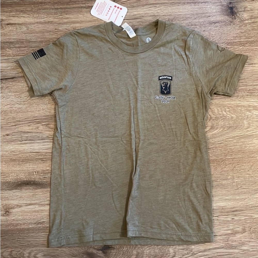 NWT Task Force Military Iron Gray Taupe T Shirt